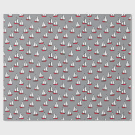 Segelboot Geschenkpapier