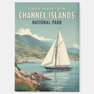Segelboot im Channel Islands National Park Magnet