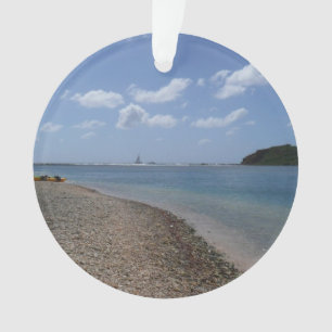 Segelboot in der Ferne bei St. Thomas Ornament