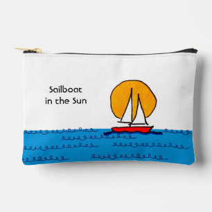 Segelboot in der Sonne Zubehörtasche