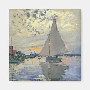 Segelboot in Le Petit-Gennevilliers von Claude Mon Magnet