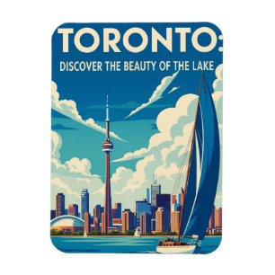 Segelboot in Toronto Kanada Reise Magnet