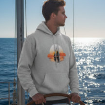 Segelboot-Mann-T-Shirt