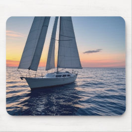 Segelboot-Mauspad Mousepad