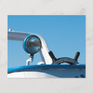 Segelboot mit nautischem Steuerrad Flyer