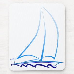 Segelboot Mousepad