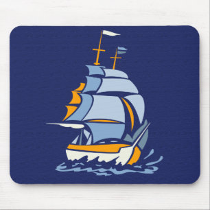 Segelboot mousepad, kundengerecht mousepad