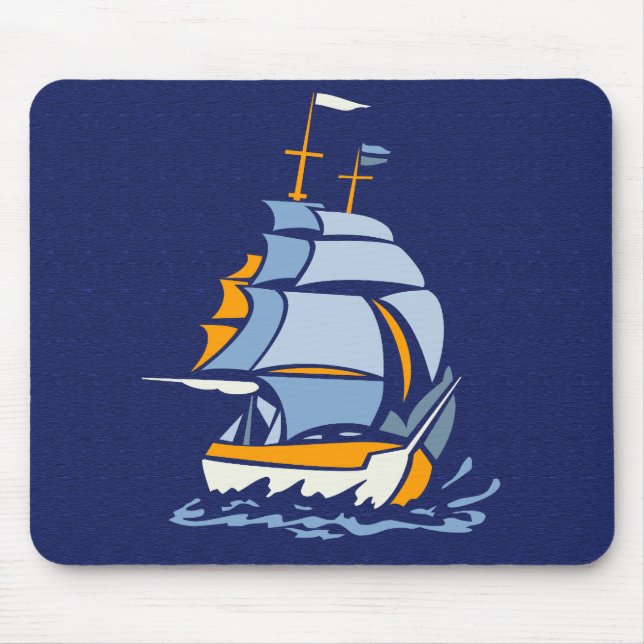 Segelboot-Mousepad, kundenspezifisch Mousepad (Vorne)