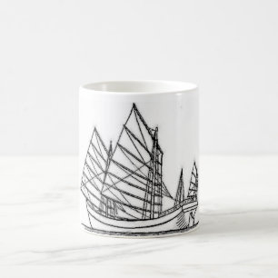 Segelboot Ost Kaffeetasse