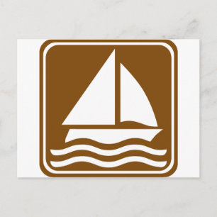 Segelboot Postkarte