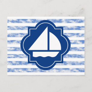 Segelboot Postkarte