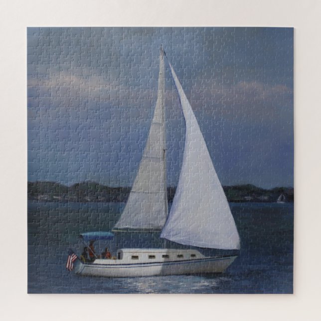 Segelboot-Puzzle (Vertikal)