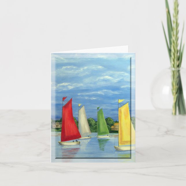 Segelboot Race 4x5.6 (Vorderseite)