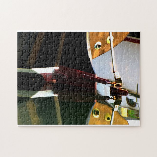 Segelboot-Reflektions-Puzzle (Horizontal)