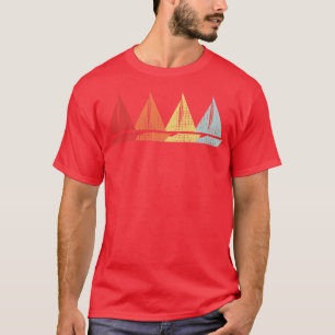 Segelboot Retro T-Shirt