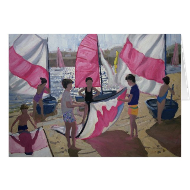 Segelboot Royan Frankreich 1992 (Vorderseite (Horizontal))