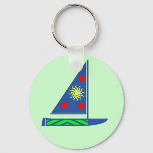 Segelboot-Schlüsselanhänger Schlüsselanhänger