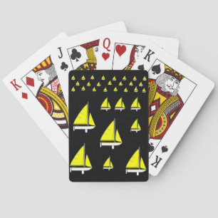 Segelboot Spielkarten Deck