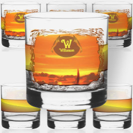 Segelboot Sunset 1300 Whiskyglas