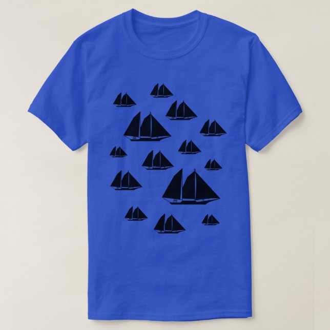 Segelboot T-Shirt (Design vorne)