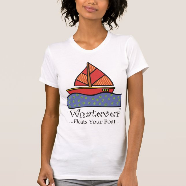 Segelboot T-Shirt (Vorderseite)