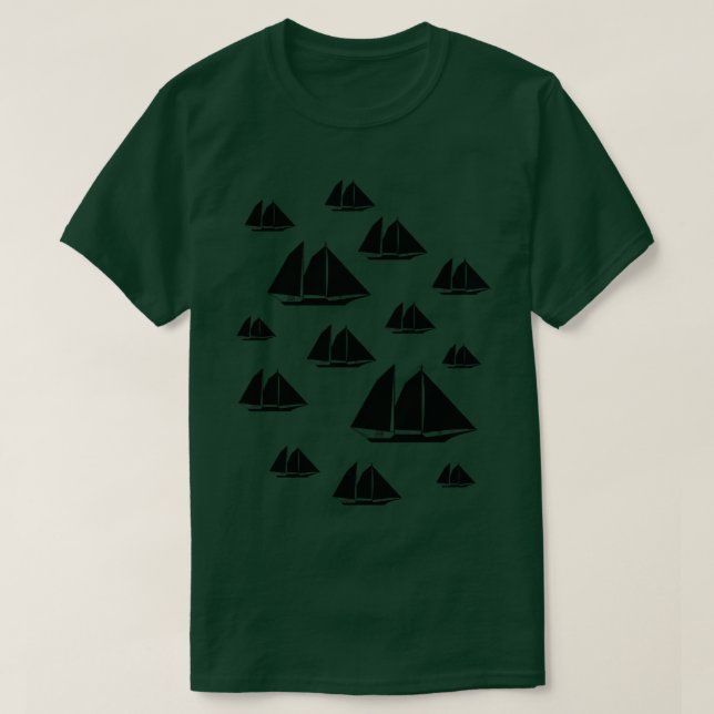 Segelboot T-Shirt (Design vorne)