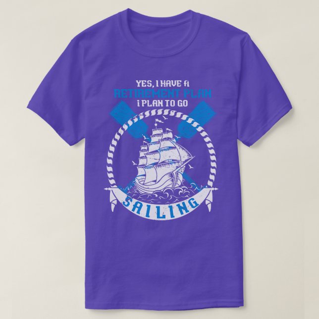 Segelboot T-Shirt (Design vorne)