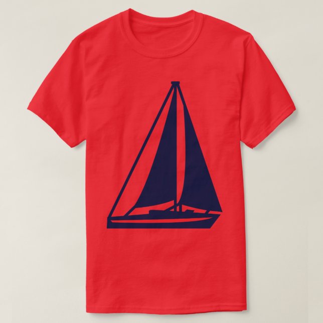 Segelboot T-Shirt (Design vorne)