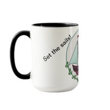 Segelboot-Tasse