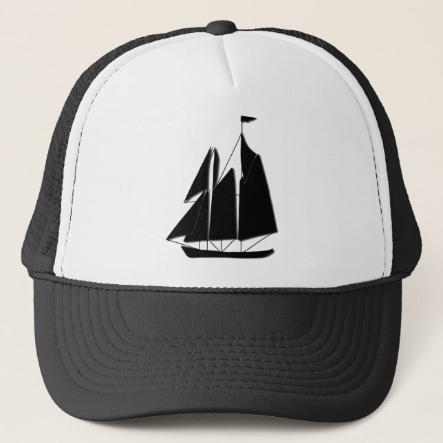 Segelboot Truckerkappe (Vorderseite)