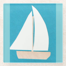 Segelboot-Untersetzer Glasuntersetzer
