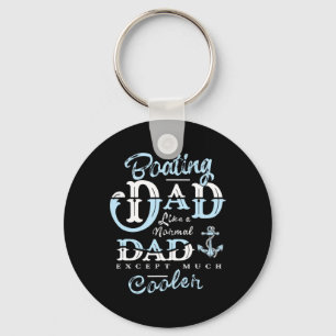 Segelboot-Vater-Geschenke für Daddy Father Day Boo Schlüsselanhänger