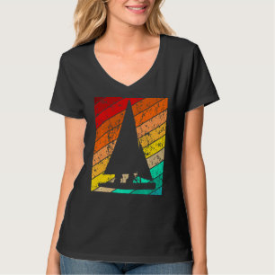 Segelboot Vintag Retro T-Shirt