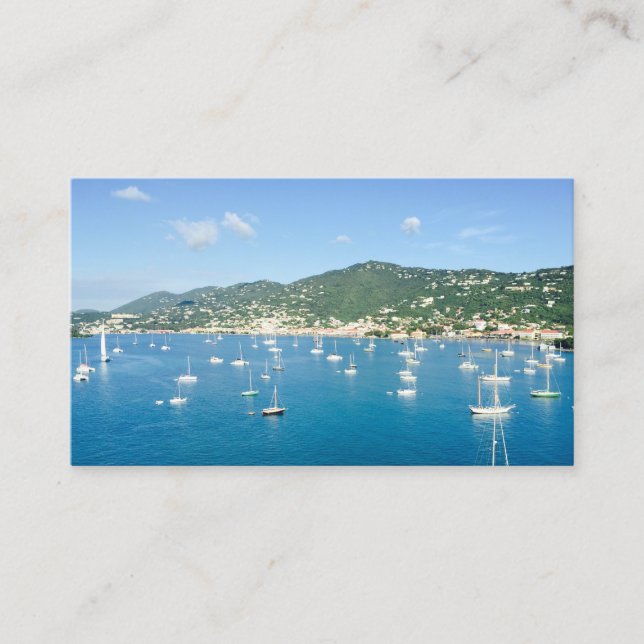 Segelboot-Visitenkarte Visitenkarte (Vorderseite)