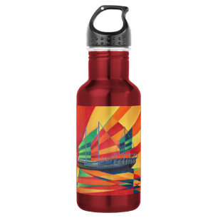 Segelboot weg Junk Pleasure Trinkflasche