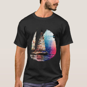 Segelboot Weltmeer Schönheit Entdeckungsreise nach T-Shirt