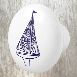 Segelboot Yacht Nautical Keramikknauf
