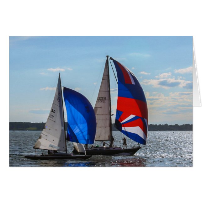 Segelboote (Vorderseite (Horizontal))