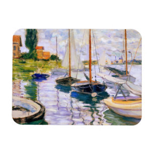 Segelboote an der Seine im Petit Claude Monet    Magnet