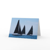 Segelboote auf Blue Water