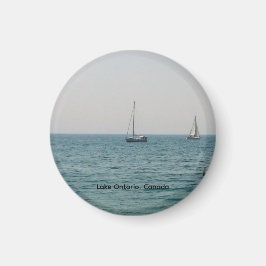 Segelboote auf dem Ontariosee Magnet