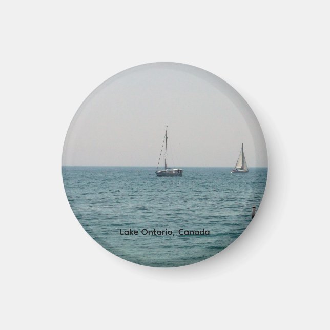 Segelboote auf dem Ontariosee Magnet (Vorne)