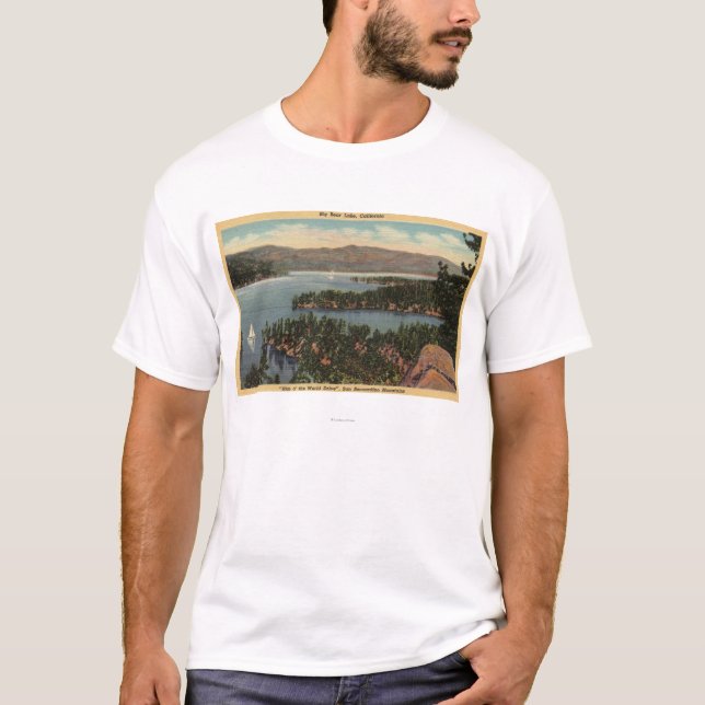 Segelboote auf dem See T-Shirt (Vorderseite)