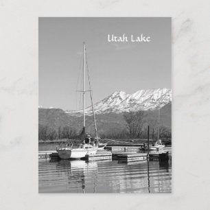 Segelboote auf dem Utah Lake Staat Park Postkarte