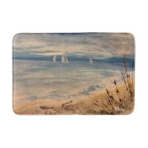 Segelboote Bath Mat