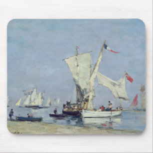 Segelboote, c.1869 mousepad