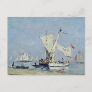 Segelboote, c.1869 postkarte
