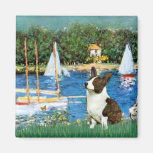 Segelboote - Cardigan Welsh Corgi 5 Magnet