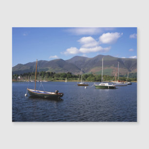 Segelboote Derwent Water Keswick Cumbria Magnetkarte