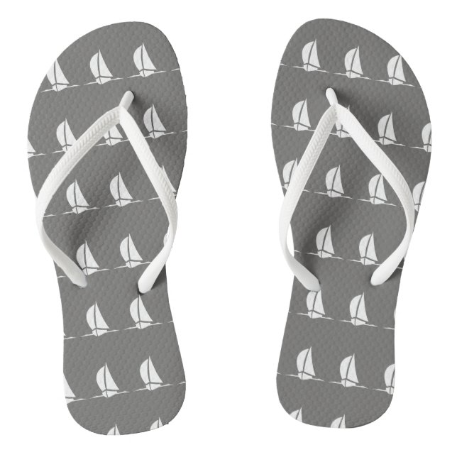 Segelboote Flip Flops (Fußbett)